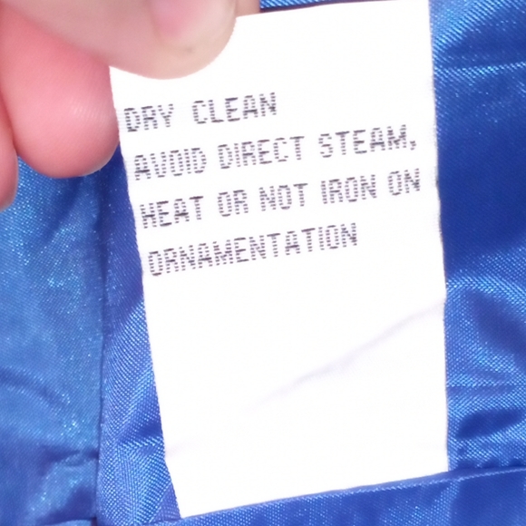 Giovanna blue metallic trench coat - Picture 2 of 4